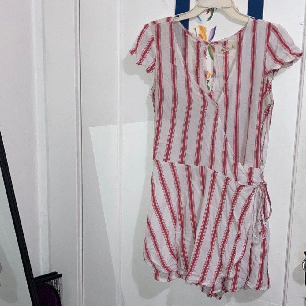 Striped romper